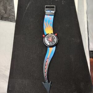 Swatch Vintage UNWORN midi pop "hot stuff" PMB103 Fall/Winter Devil